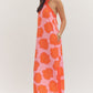 Pink & Orange Halter Dress