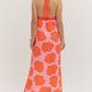 Pink & Orange Halter Dress