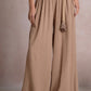 Taupe Pants with Braided Belt