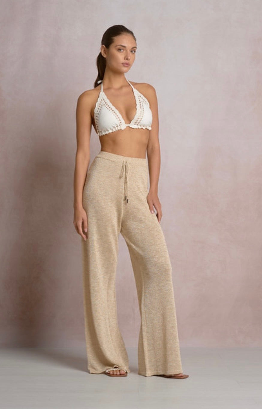 Gold Knit Pants