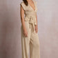 Gold Knit Pants