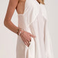 White Linen Dress
