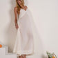 White Linen Dress