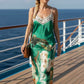 La Dolce Vita Silk Spaghetti Strap Dress