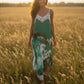 La Dolce Vita Silk Spaghetti Strap Dress