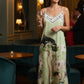 La Dolce Vita Silk Spaghetti Strap Dress
