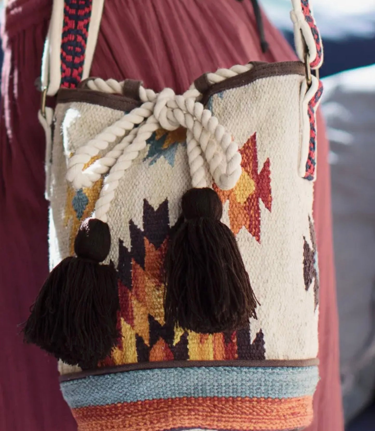 Ethnic Bucket Bag
