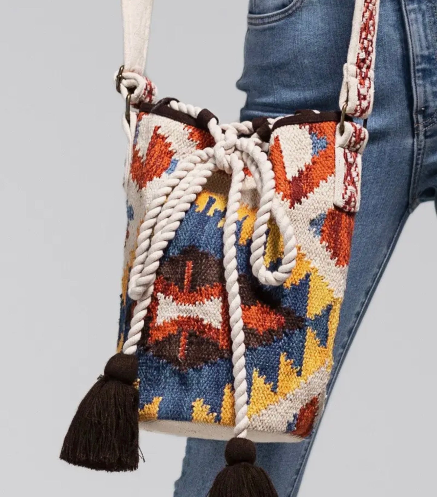 Ethnic Bucket Bag