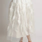 White Skirt with Leaf Detail