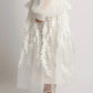 White Skirt with Leaf Detail
