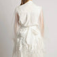White Skirt with Leaf Detail