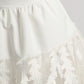 White Skirt with Leaf Detail