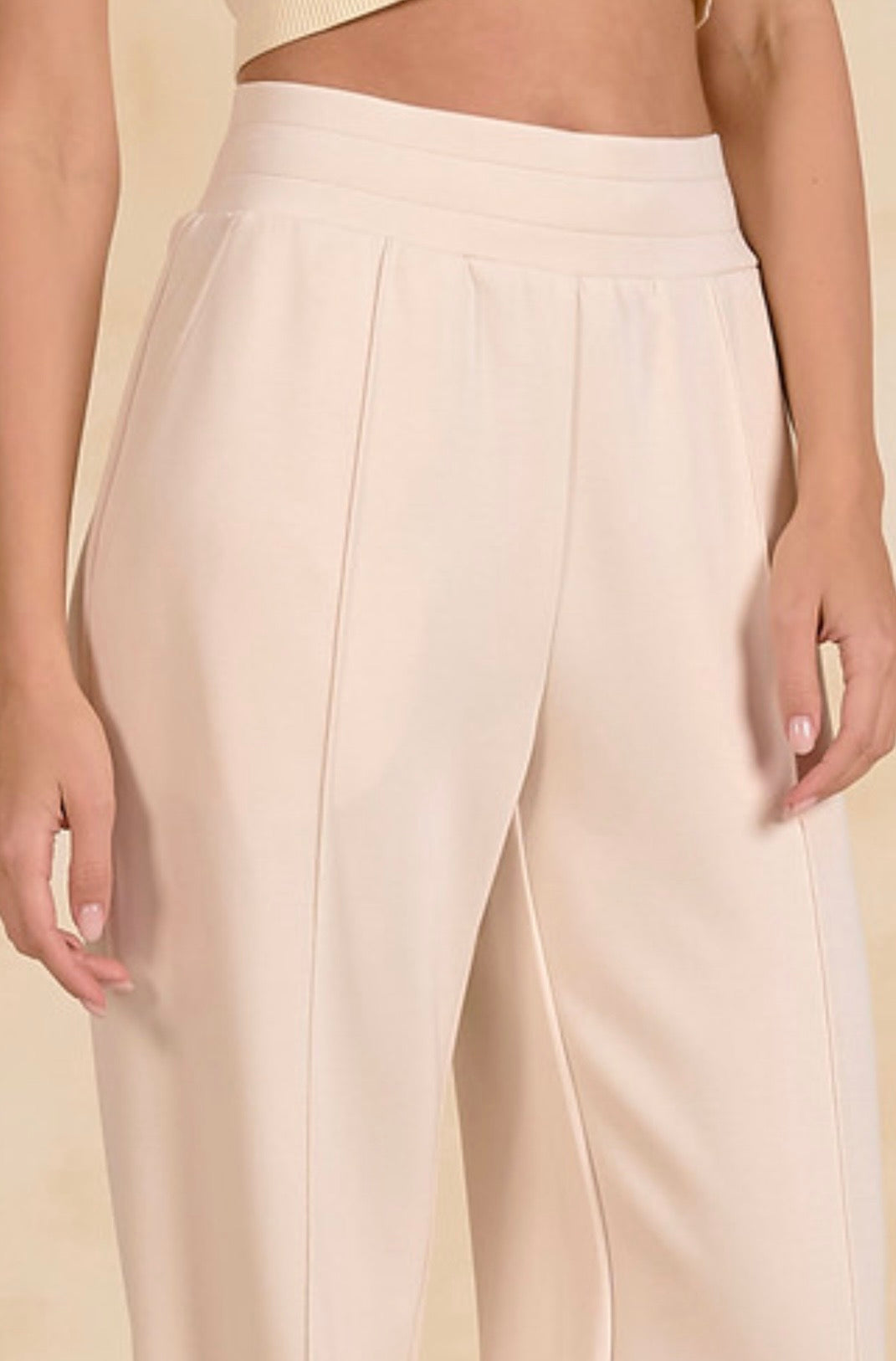 Pull On Buttery Soft Scuba Track Pant - 3 Colors