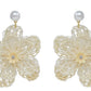 Floral Raffia Earrings