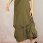 Olive Green Cargo Skirt