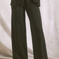 Black Rib Pants