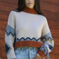 Beaded Fringe Sweater