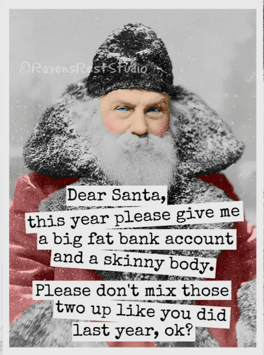 Christmas Card - Dear Santa