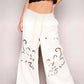 Eyelet Pant