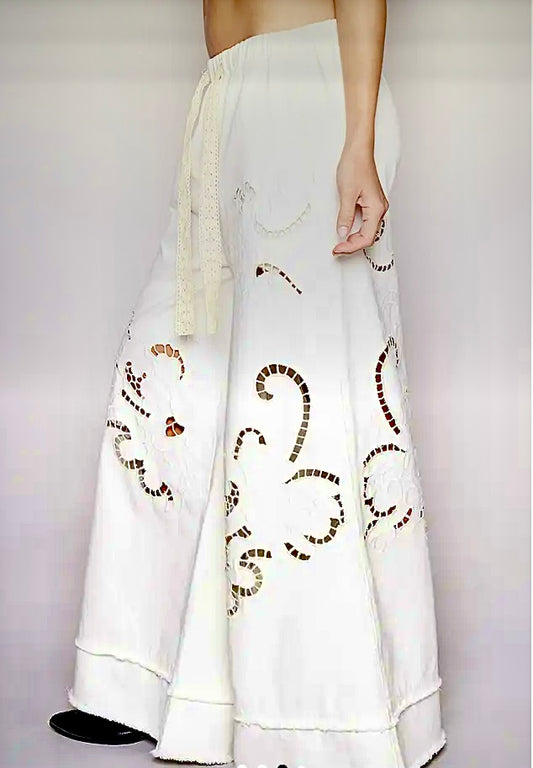 Eyelet Pant
