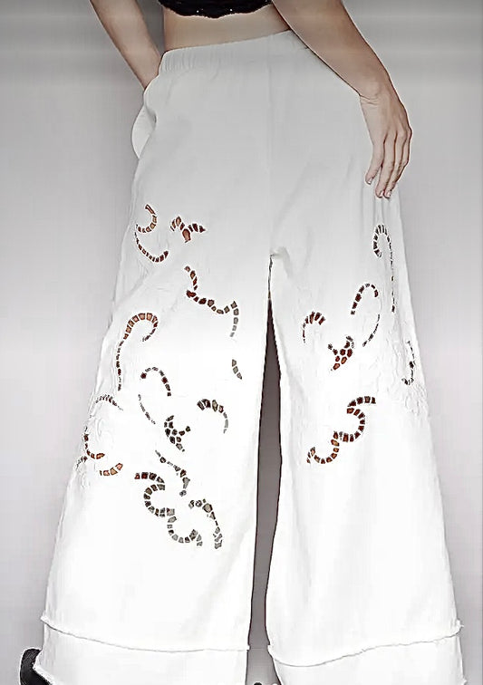 Eyelet Pant