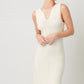 Cream Sleeveless Knit Dress