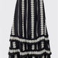 Black & White Ruffle Skirt