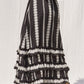 Black & White Ruffle Skirt