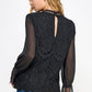 Black Lace Blouse