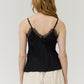 Black Silk & Lace Camisole