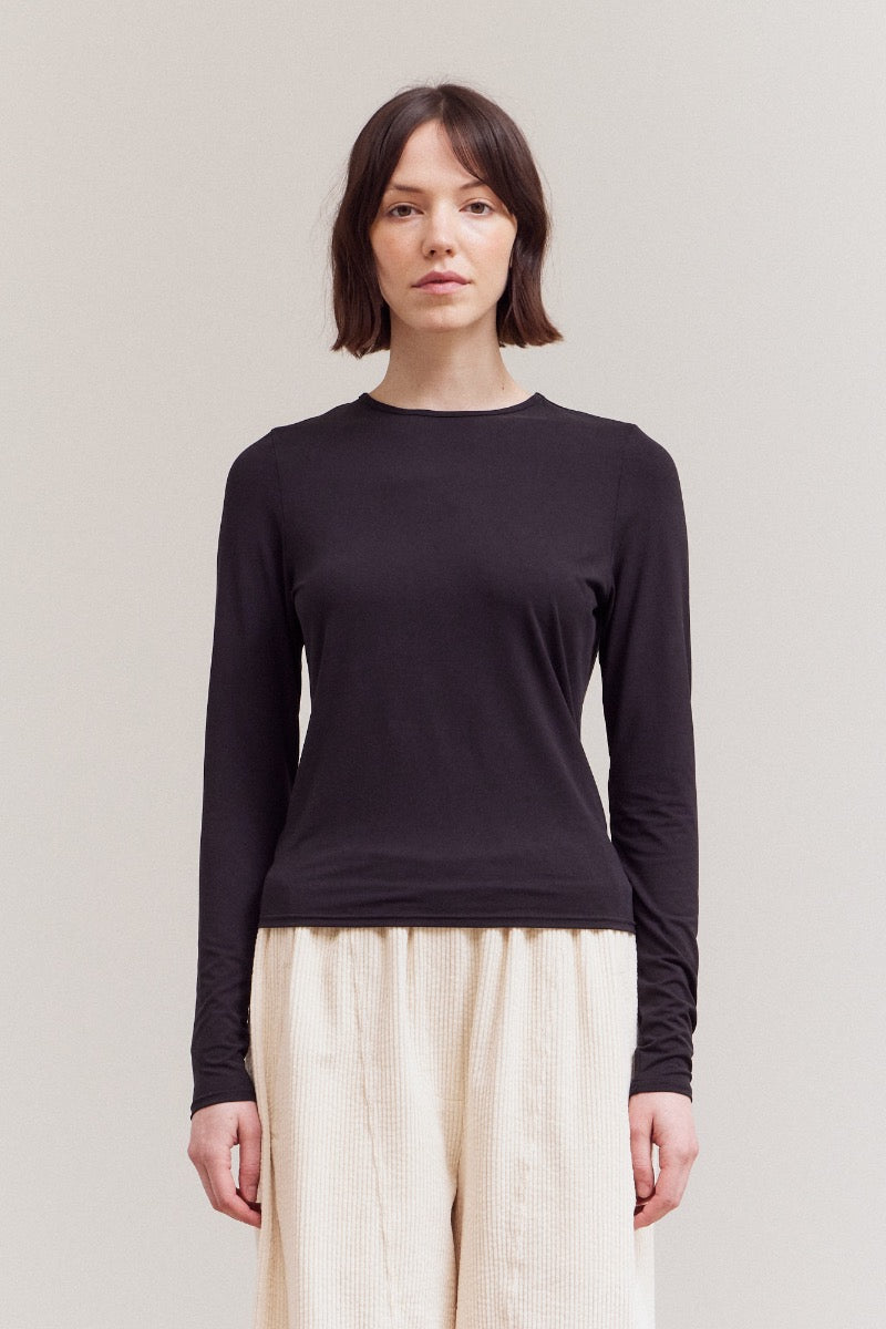 Mock Neck Jersey Top