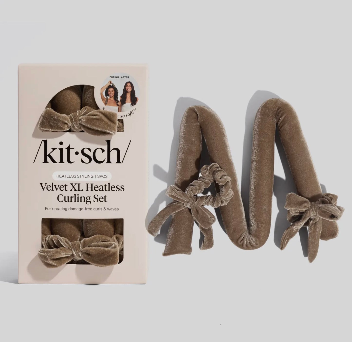 XL Velvet Hair Curling Set