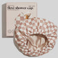 Satin Lined Flexi Shower Cap