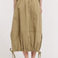 Khaki Parachute Skirt