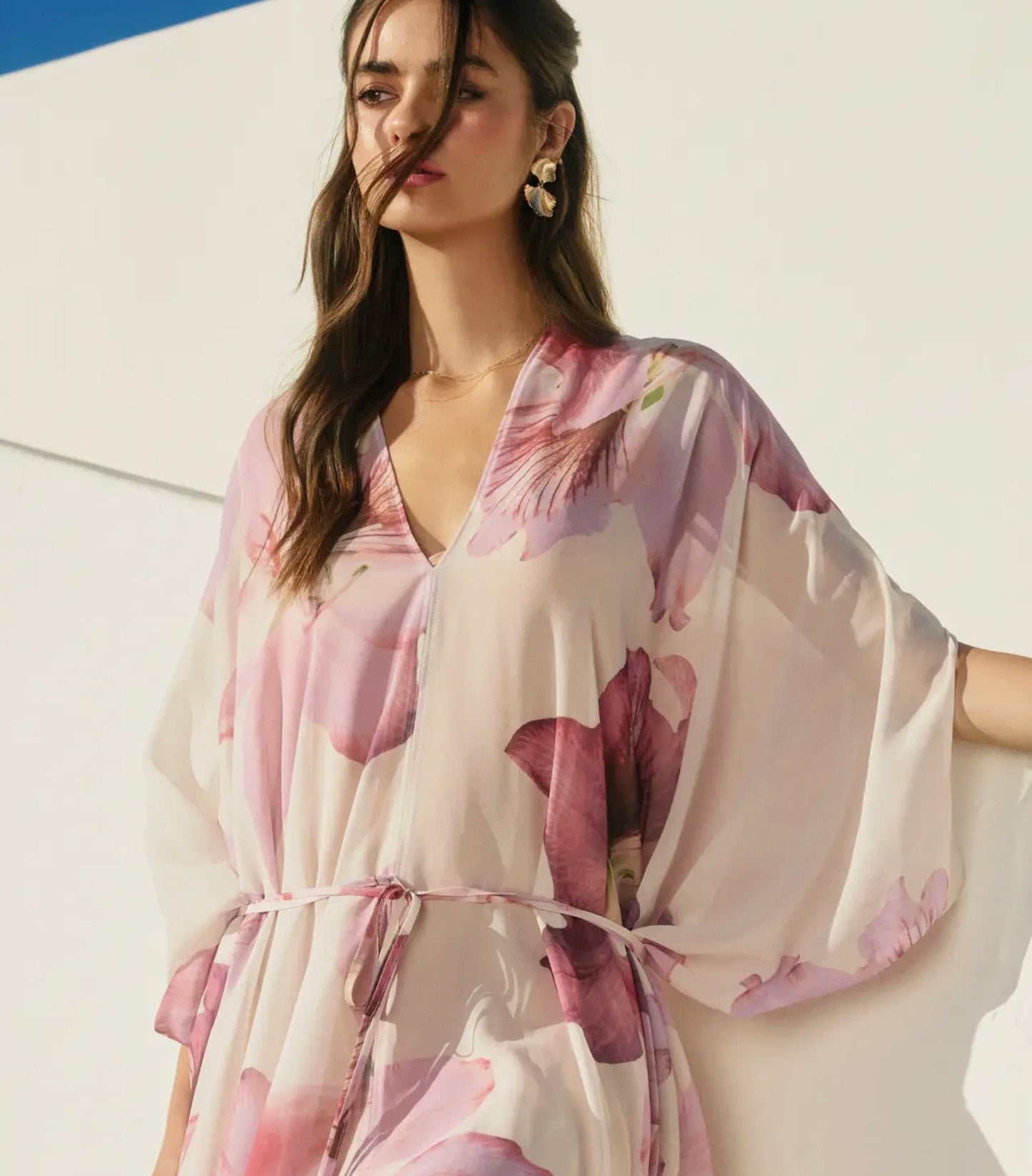 Floral Kaftan Dress