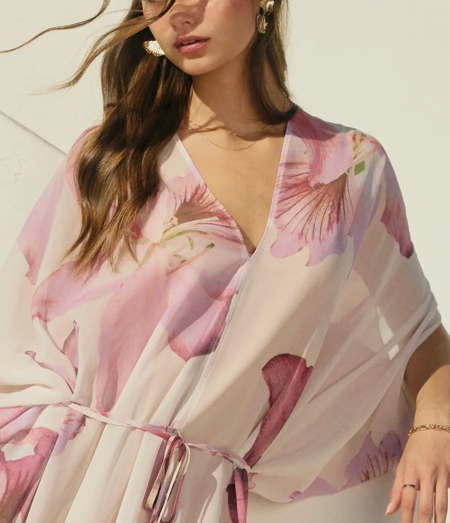 Floral Kaftan Dress