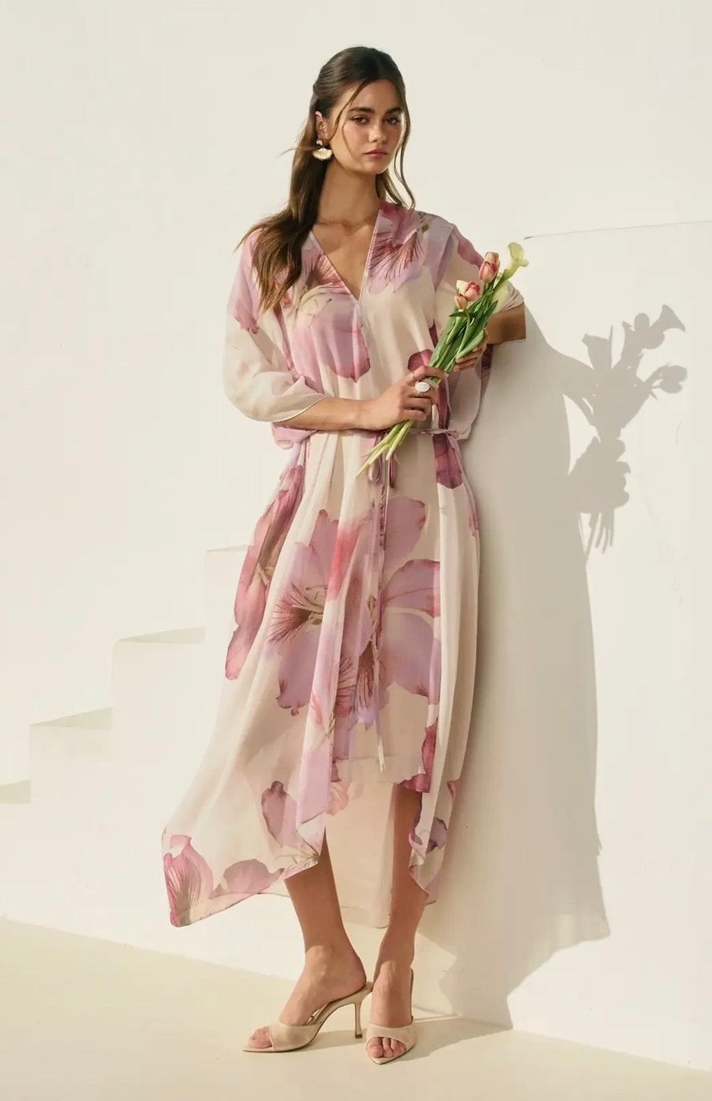 Floral Kaftan Dress