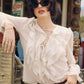 Ecru Frilly Blouse