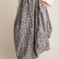 Animal Print Barrel Skirt