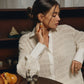 Cream Textured Shirt