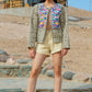 Boho Print Quilt Jacket
