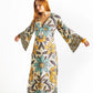 Blue Floral Tunic Dress