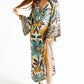 Blue Floral Tunic Dress