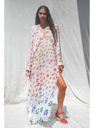 Floral Kaftan Dress