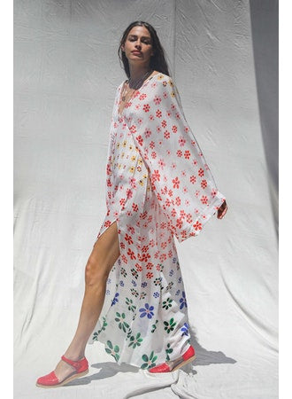 Floral Kaftan Dress