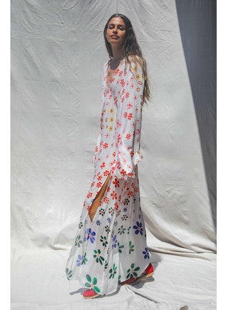 Floral Kaftan Dress