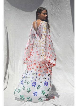 Floral Kaftan Dress