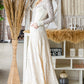 Natural Eyelet Maxi Skirt