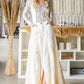 Natural Eyelet Maxi Skirt