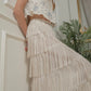 Fringe Skirt - Blush